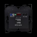 Accecatore LED 4x100W Retro in Prospettiva Frontale su Sfondo Nero