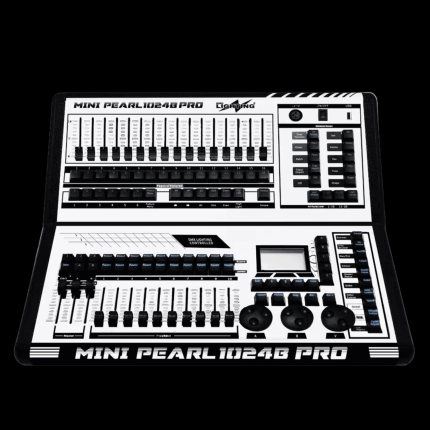 Mini Pearl 1024 DMX Stage Lighting Controller – Console Luci DMX512 Professionale 1024 Canali con Shape Generator, Controllo fino a 96 Fixture, Scene Programmabili e Display LCD Retroilluminato, Regia Luci per Eventi Live, DJ, Teatri e Service Audio Luci