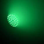 Testa Mobile Wash LED 36x15W Accesa Luce Verde