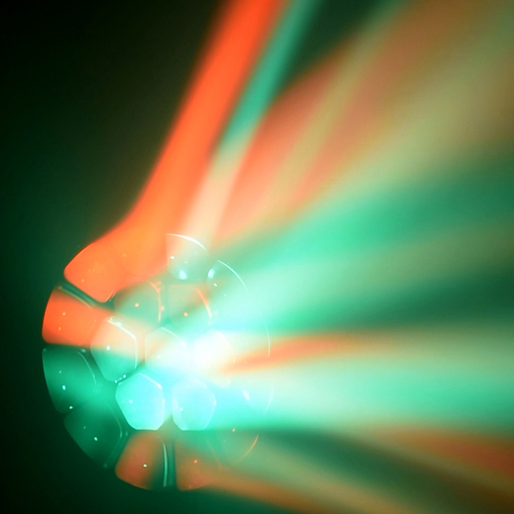 Testa Mobile Wash Zoom 19x15W Accesa Luce Multicolore