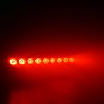 Barra LED a Batteria Accesa Luce Rossa