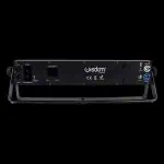 Barra LED a Batteria 9x18W Retro in Prospettiva Frontale su Sfondo Nero