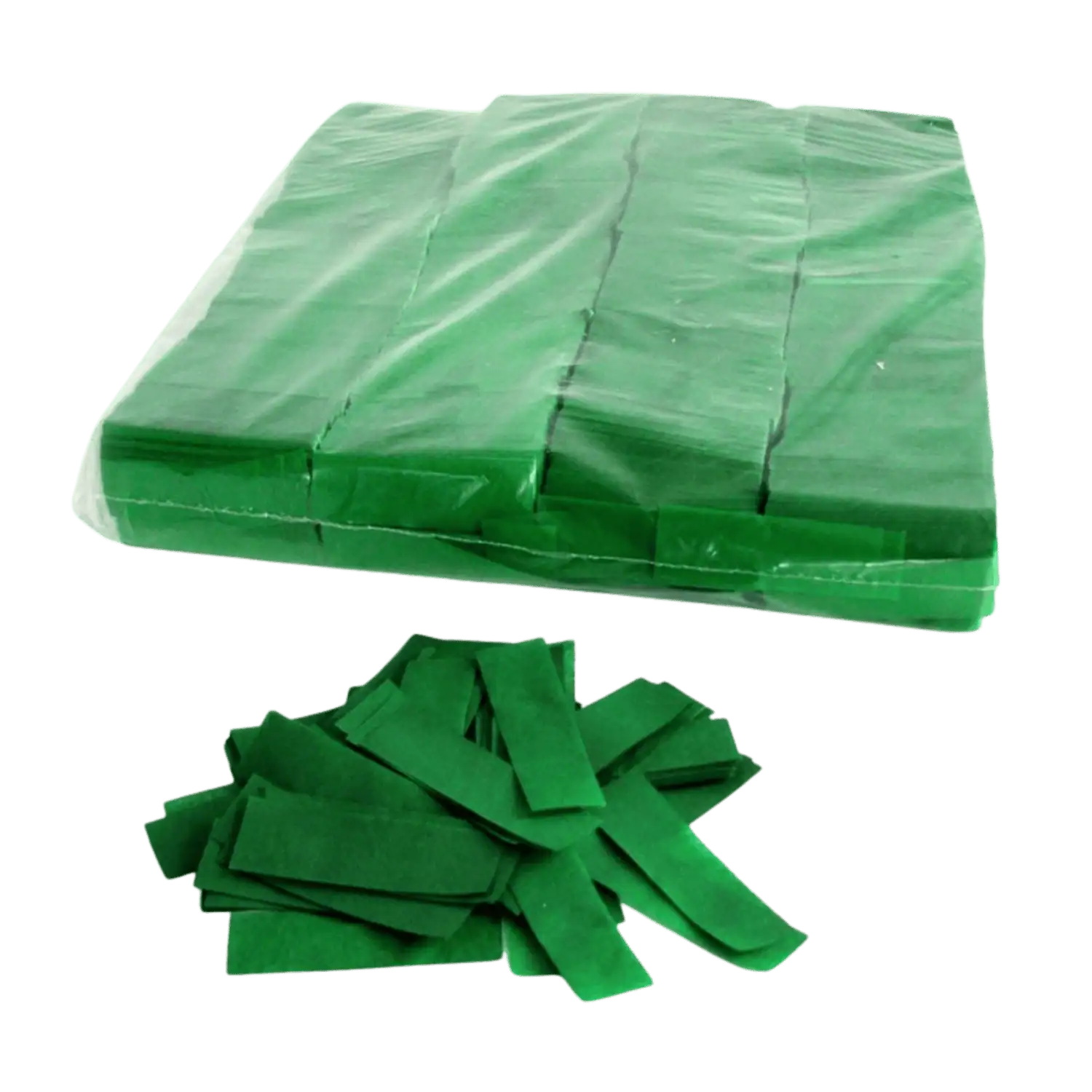 Coriandoli Rettangolari Confetti Colore VERDE In Carta Da 1KG