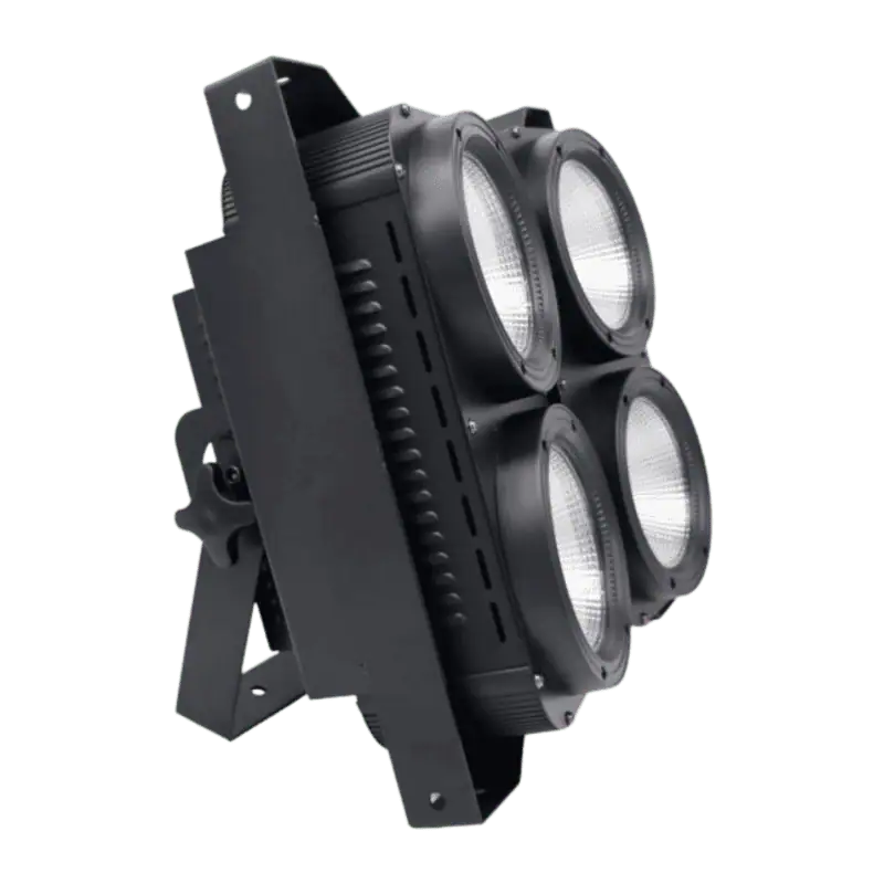 Accecatore A 4 LED RGBW 100W 4in1 Luce A Colore DMX Presa Powercon NLIGHTING b3u