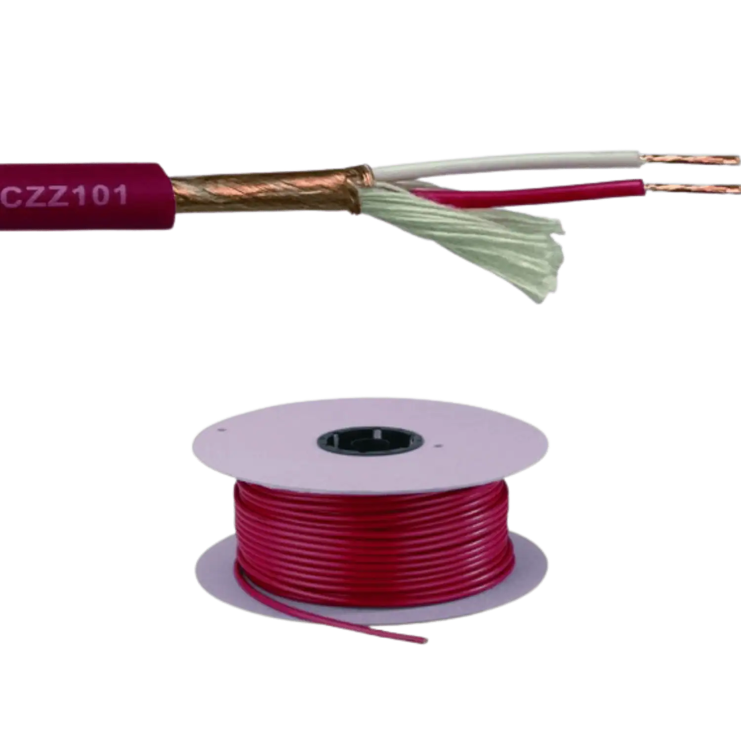 Bobina Cavo Microfonico ZZIPP MCZZ101RT In Rame Ofc Da 100mt Alta Qualità Bobina Cavo Microfonico ZZIPP MCZZ101RT In Rame Ofc Da 100mt Alta Qualita