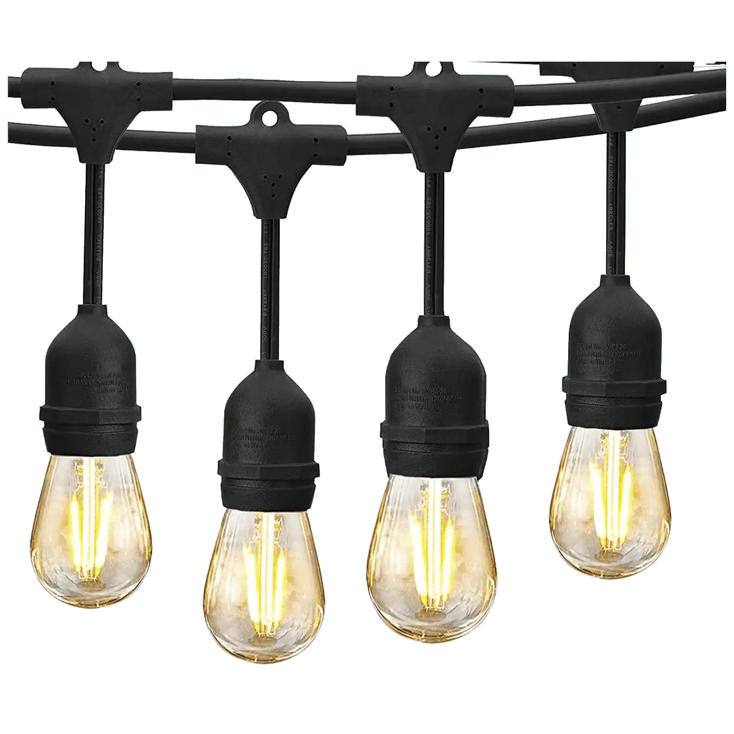 Catenaria-Pendente-Luminosa-per-esterno-da-10-metri-con-10-porta-lampade-E27 Catenaria Pendente Luminosa per esterno da 10 metri con 10 porta lampade E27