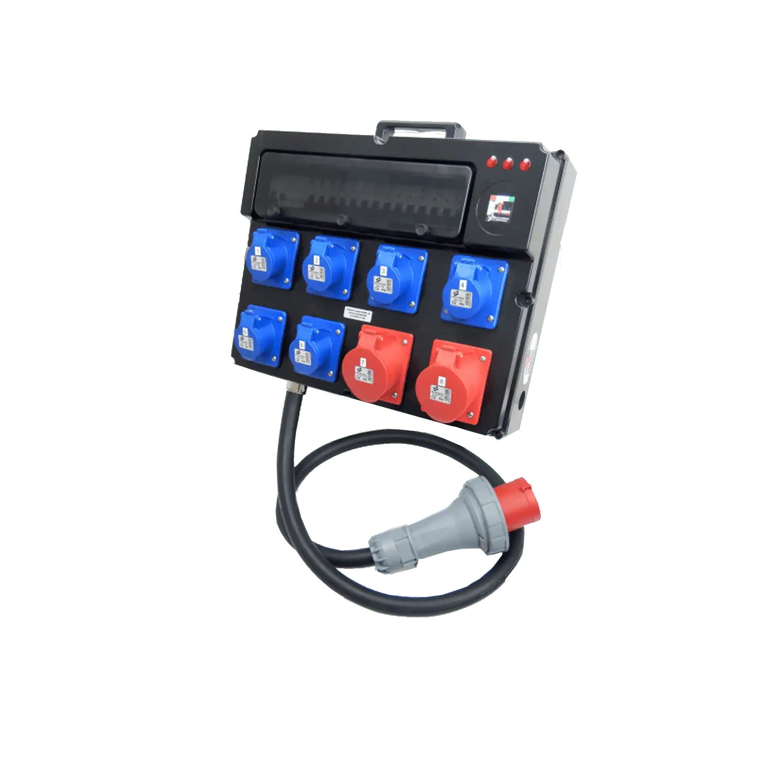 Quadro-elettrico-PS-CIN-441LF-portatile-5P-63A-con-maniglia-in-Policarbonato Quadro elettrico PS CIN 441LF portatile 5P 63A con maniglia in Policarbonato