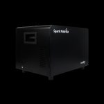 Macchina Scintille Spark Fabrica X10 su Sfondo Nero