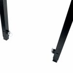 tavolo dj prospettiva piedi regolabili