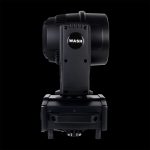 Testa Mobile Wash 7x40W RGBW IP65 in Prospettiva Laterale su Sfondo Nero