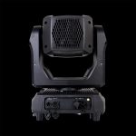 Testa Mobile Turtle Waterproof 380W IP65 Retro in Prospettiva Frontale su Sfondo Nero