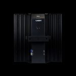 Matrix LED 36x3W RGBW Retro in Prospettiva Frontale su Sfondo Nero