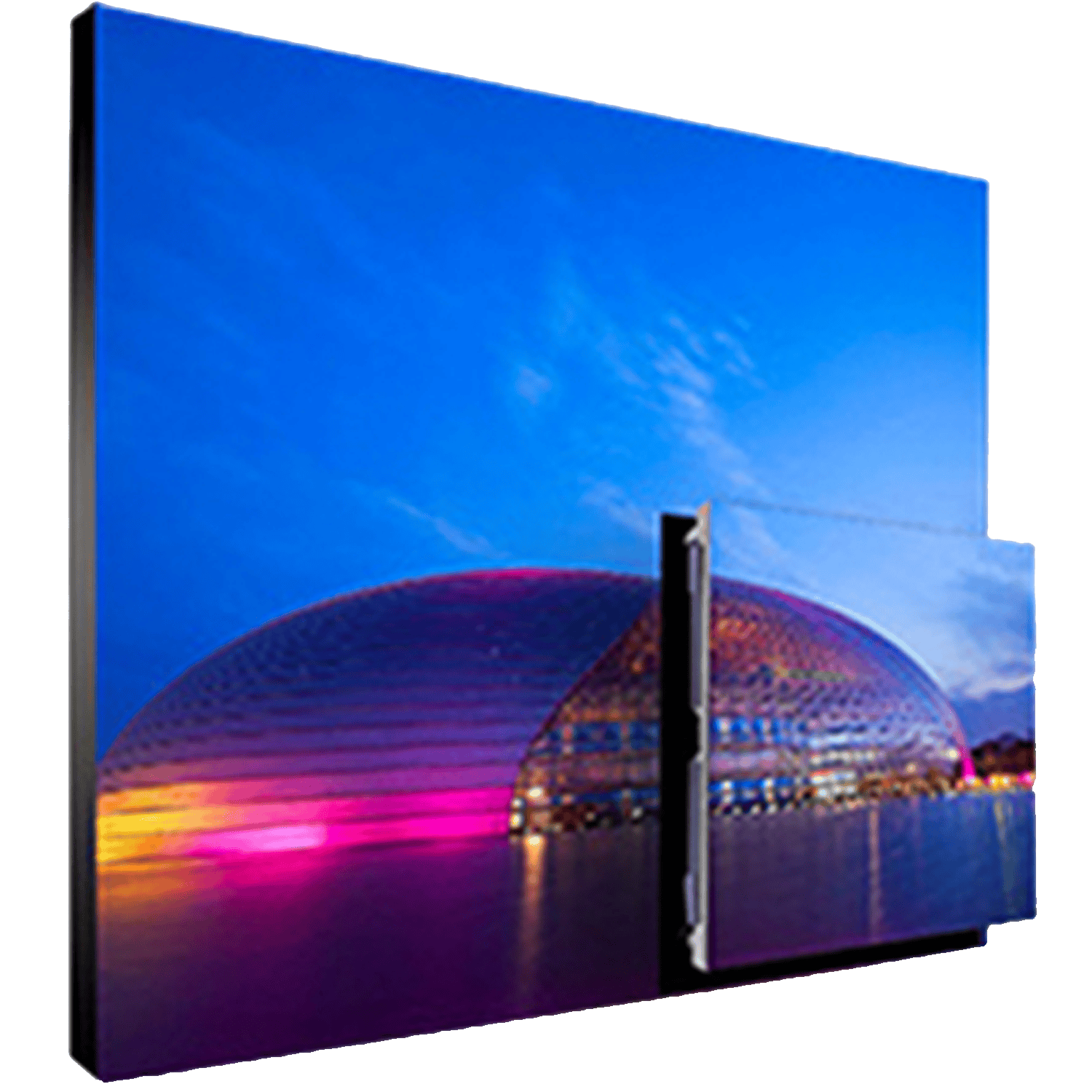 Schermo LEDWALL 4×3 mq Outdoor P3.91 Maxi Schermo da 48 mattonelle 50x50cm Processore