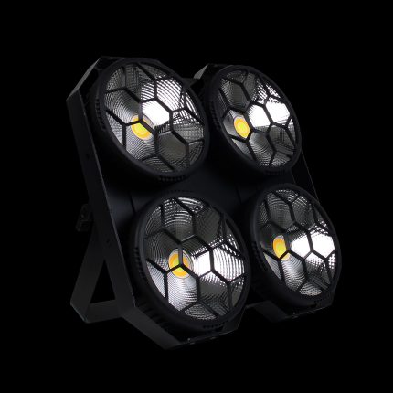 Accecatore Professionale 4x100W LED COB 2 Colori su Sfondo Nero